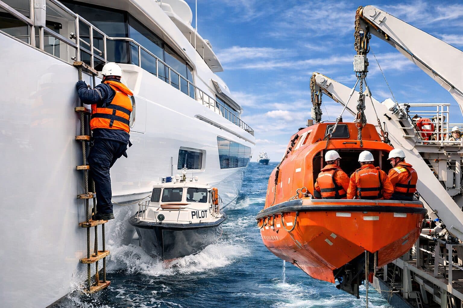 Proper Use of Pilot Ladders and Lifeboats: SOLAS Requirements and Operational Best Practices