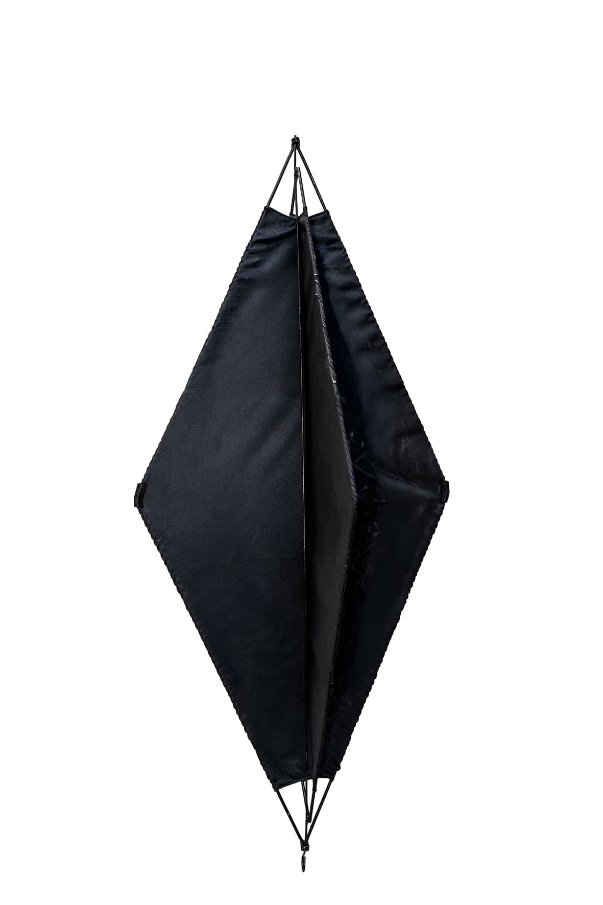 Diamond Shape, Black Canvas